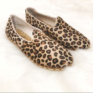 Sabah Loose Leopard Flats Slip On Loafers